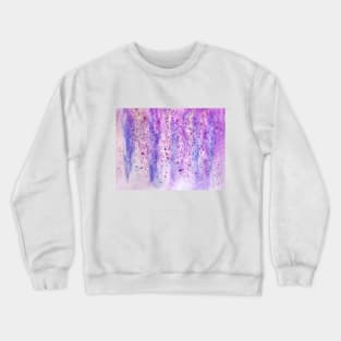 abstract purple wisteria Crewneck Sweatshirt